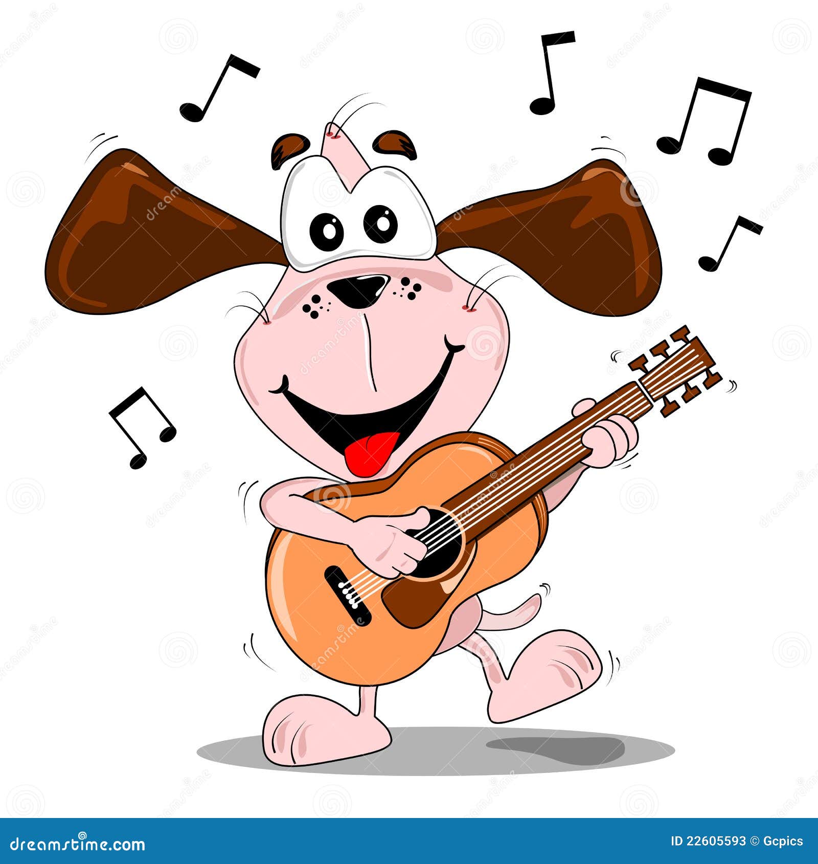 singing dog cartoon