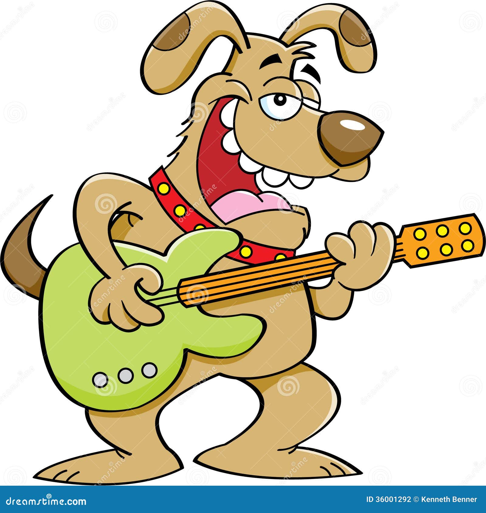 singing dog cartoon