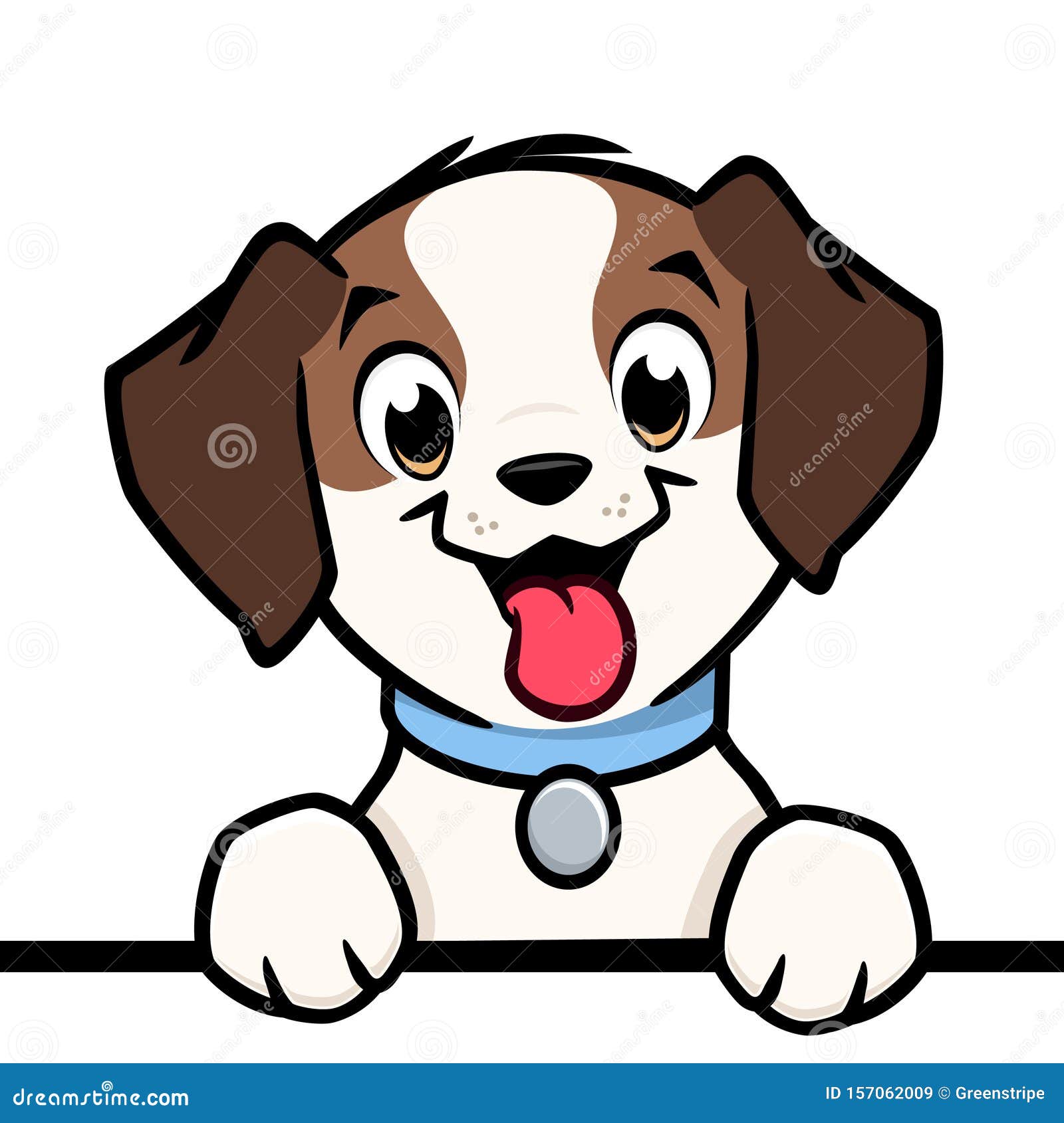 Cartoon Dog Pointer stock vector. Illustration of graphic - 157062009