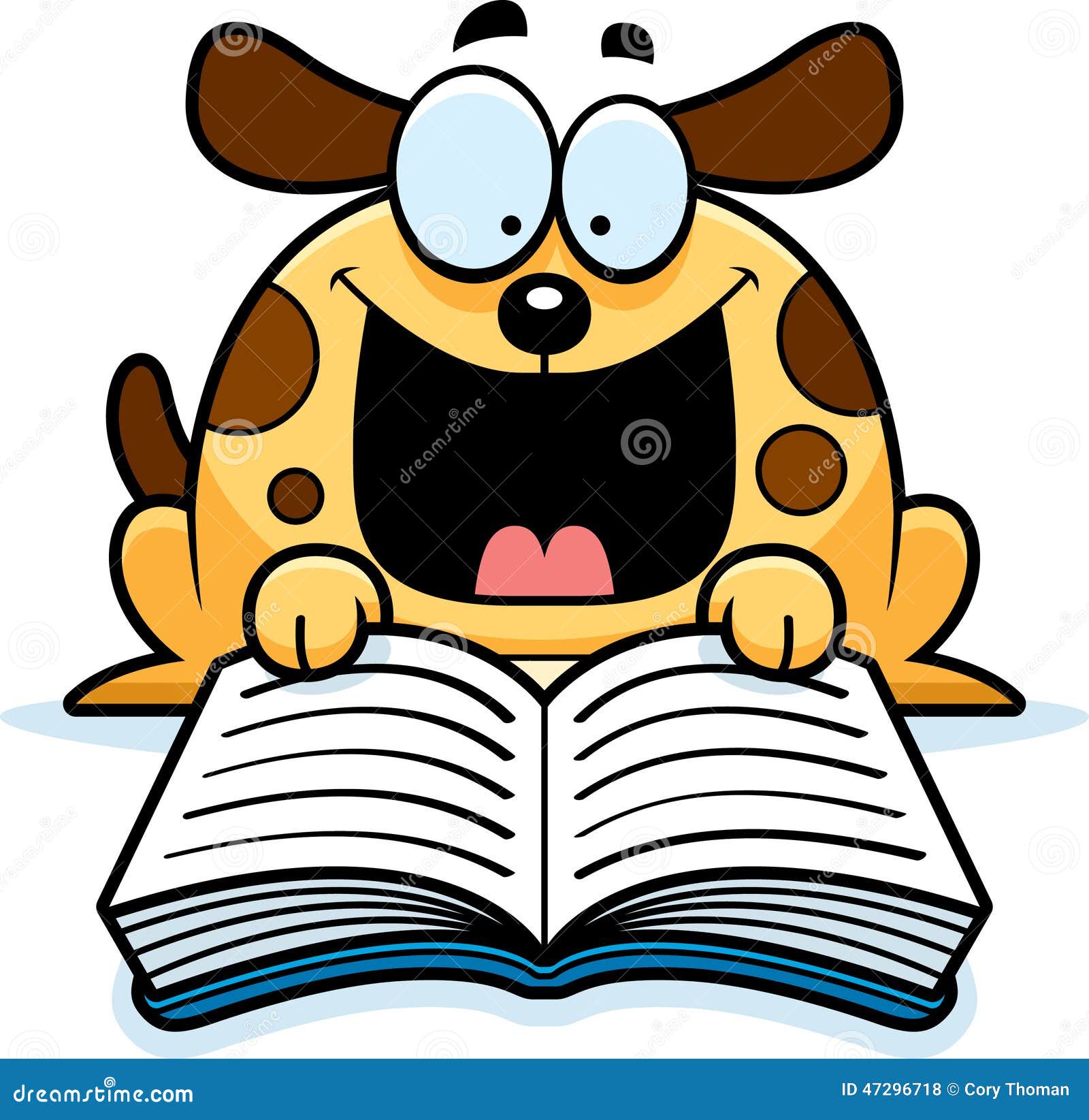 free clipart dog reading - photo #12