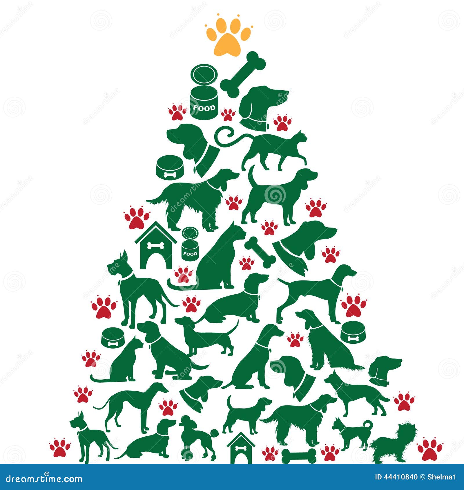 clipart christmas dog free - photo #18