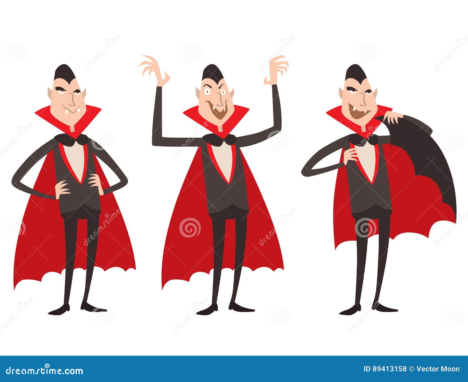 Filming movie about vampire cartoon concept Vector Image