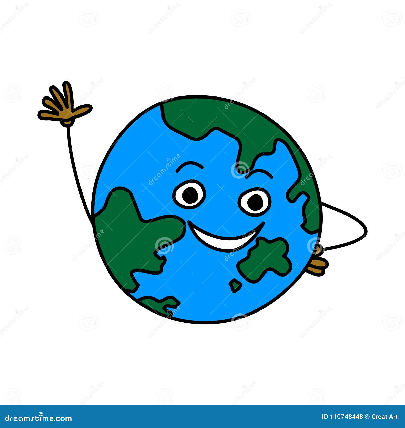 Cartoon Earth. Earth Vector Illustration Isolated on White Background. Stock Vector - Illustration of nature, happy: 110748448 Cartoon Earth. Earth Vector Illustration Isolated on White Background. Stock Vector - Illustration of nature, happy: 110748448