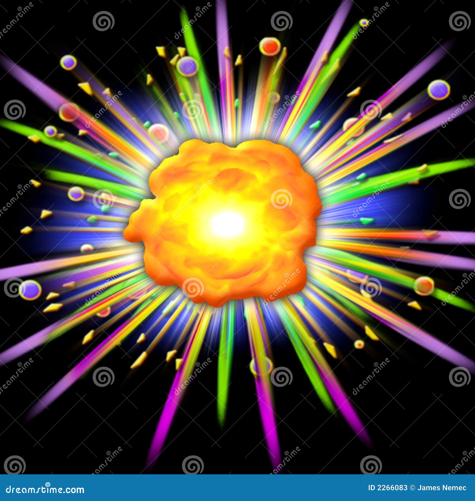 Cartoon Explosion Stock Photos - Image: 2266083