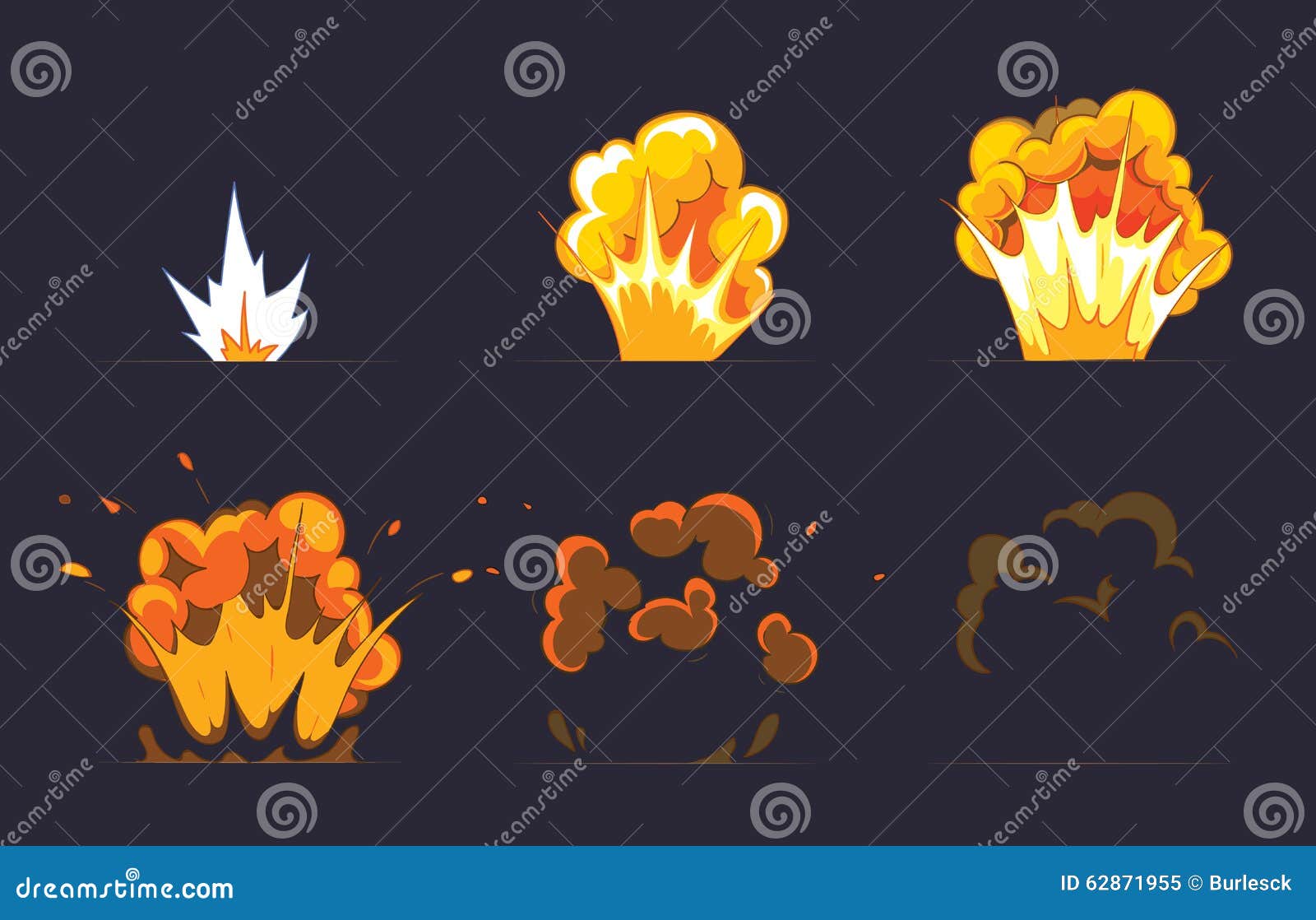 Cartoon Explosion Effect with Smoke. Vector Stock Vector - Illustration of detonate, comic: 62871955 Cartoon Explosion Effect with Smoke. Vector Stock Vector - Illustration of detonate, comic: 62871955