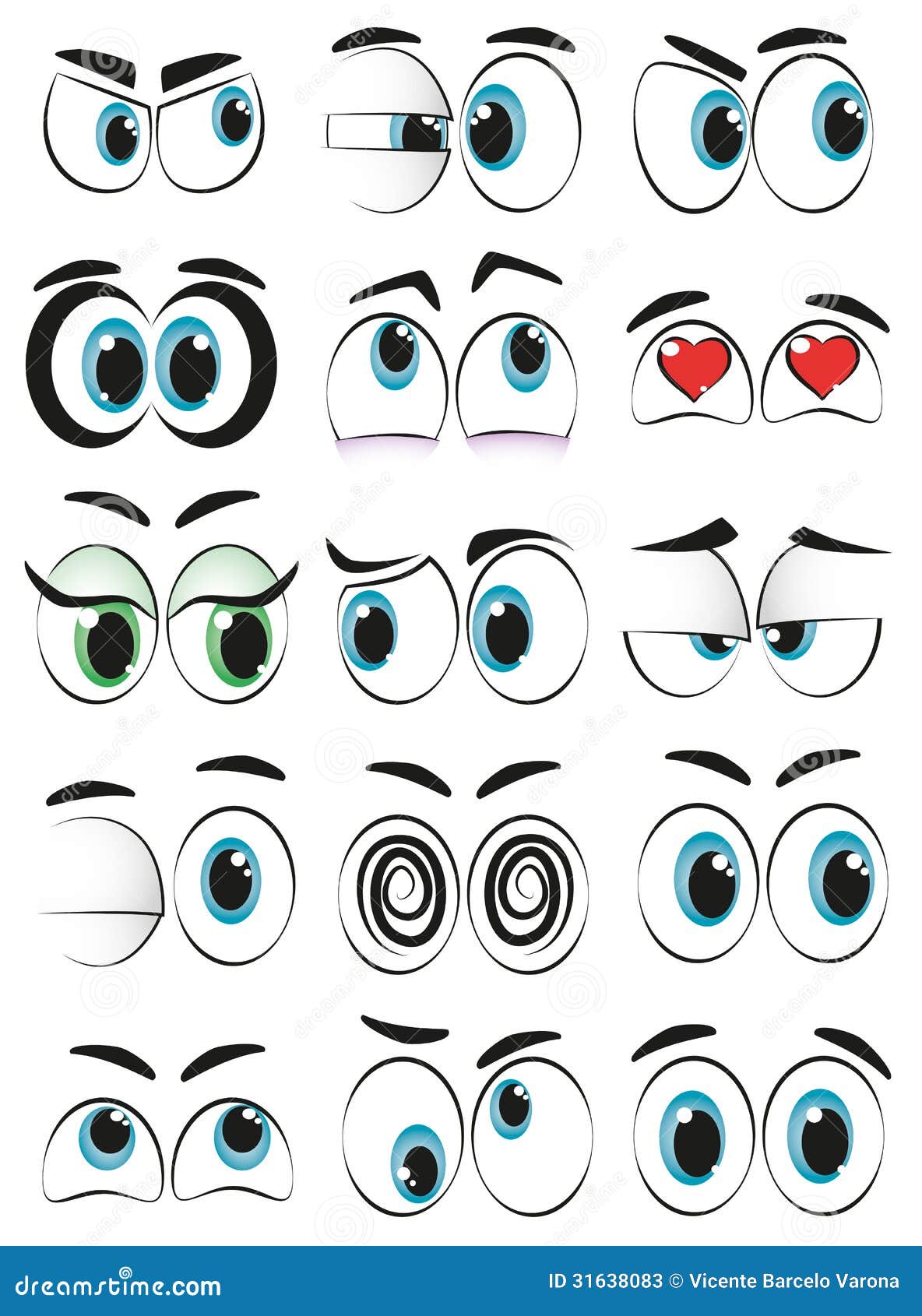 cartoon eyes