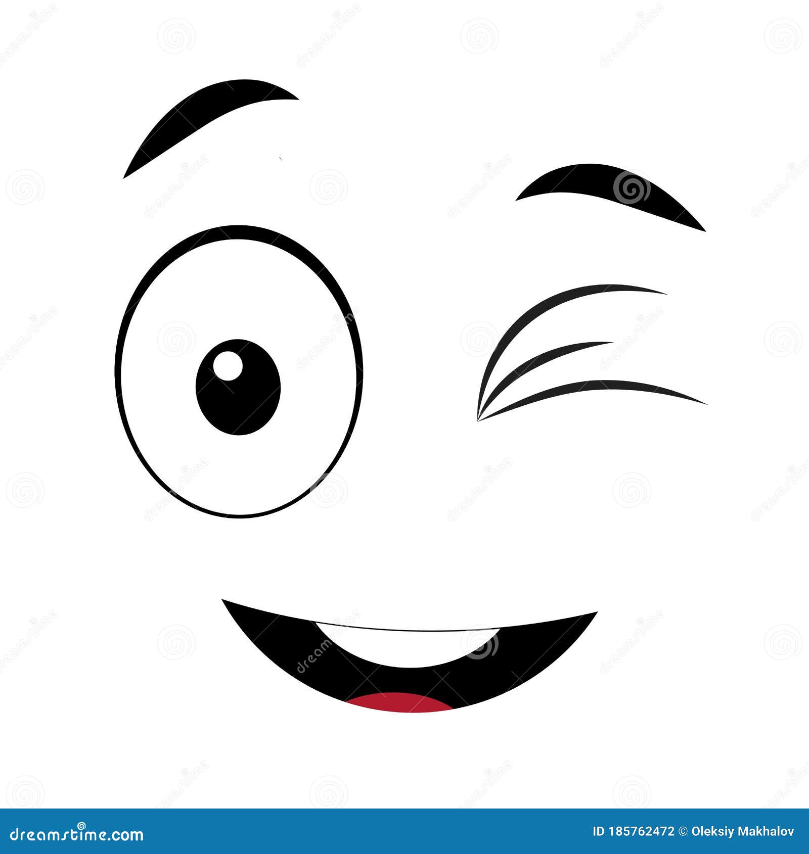 Cartoon Faces. Expressive Eyes and Mouth Character Expressions. Caricature  Comic Emotions or Emoticon Doodle Stock Vector - Illustration of evil,  emoticon: 185762472