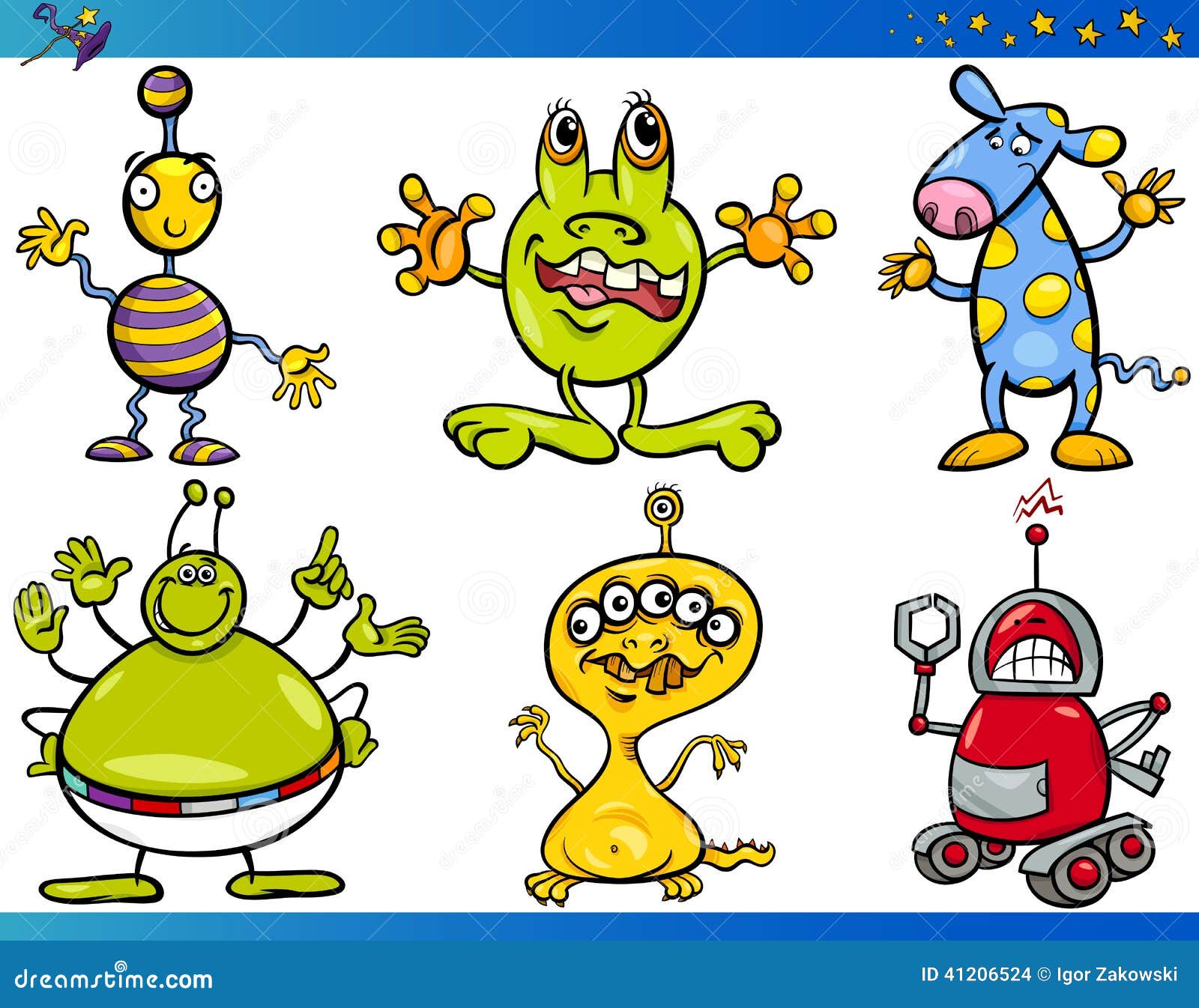 Cartoon Fantasy Characters Set Vector Illustration Cartoondealer Cartoon Fantasy Characters Set Vector Illustration Cartoondealer