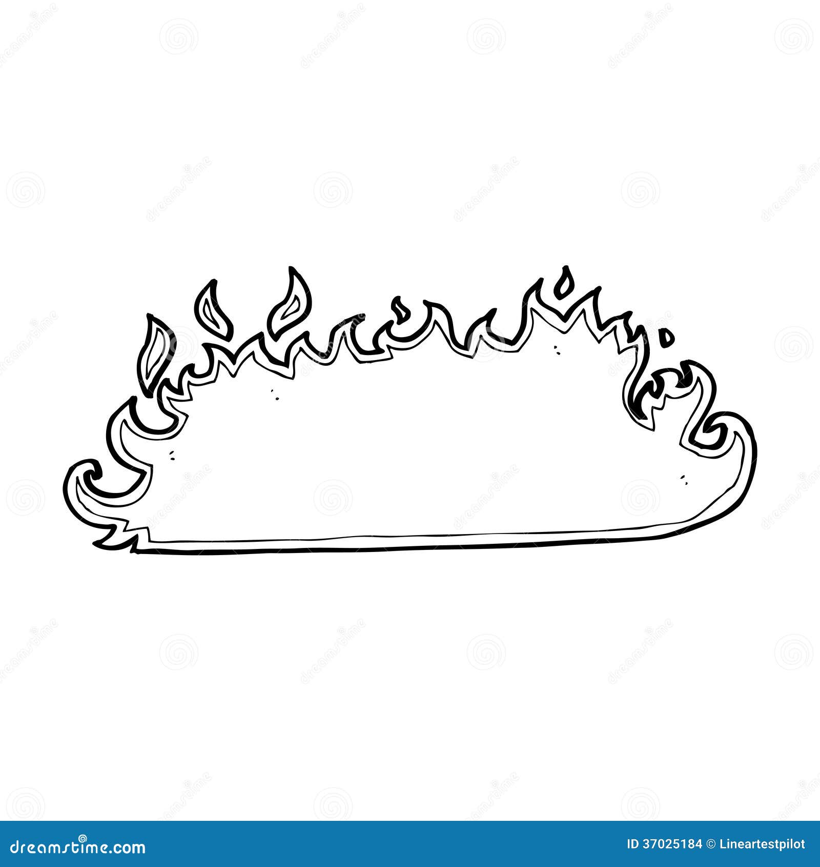 black and white fire border clip art