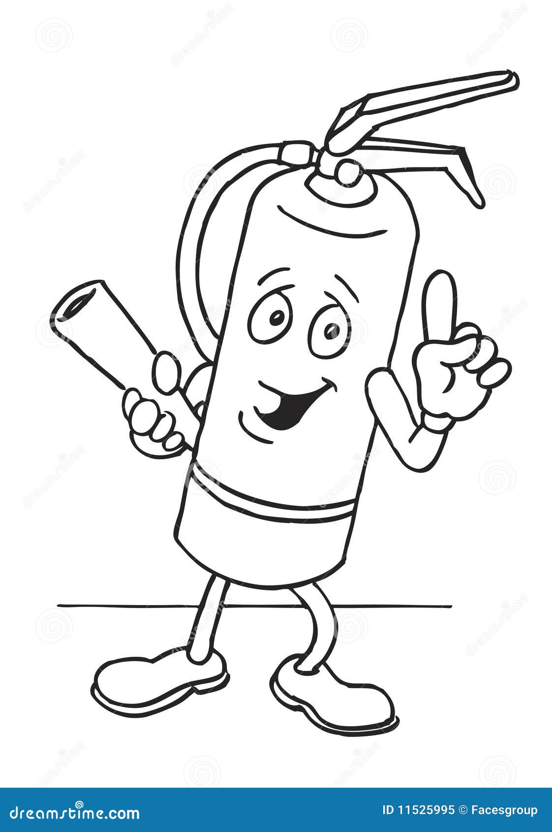 Cartoon fire extinguisher stock illustration. Illustration of help - 11525995 Cartoon fire extinguisher stock illustration. Illustration of help - 11525995