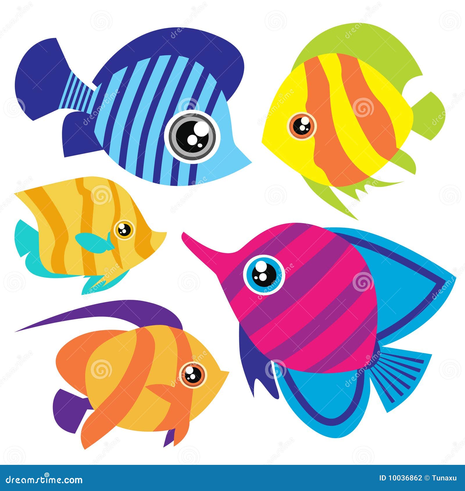 Cartoon fish set stock illustration. Illustration of tropical - 10036862 Cartoon fish set stock illustration. Illustration of tropical - 10036862