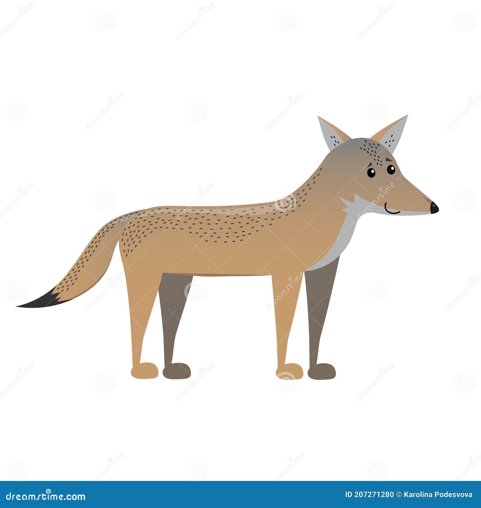 Coyote. Cartoon Vector Illustration | CartoonDealer.com #22214784