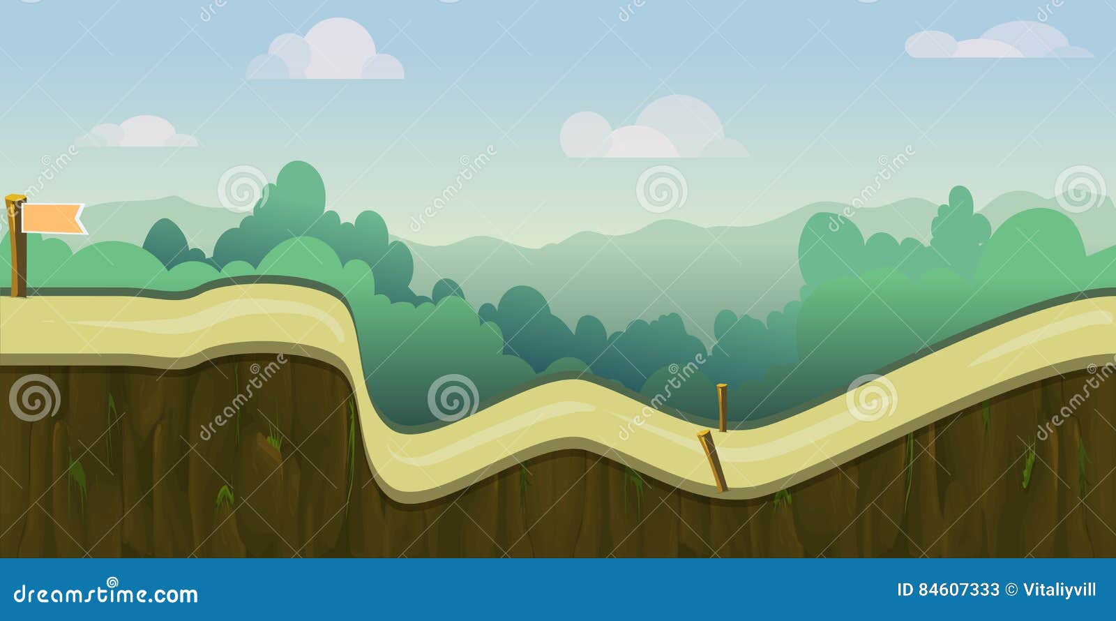 Cartoon Forest Landscape, Endless Vector Nature Background for Computer Games. Tree, Outdoor Plant Green, Natural Stock Vector - Illustration of environment, background: 84607333 Cartoon Forest Landscape, Endless Vector Nature Background for Computer Games. Tree, Outdoor Plant Green, Natural Stock Vector - Illustration of environment, background: 84607333