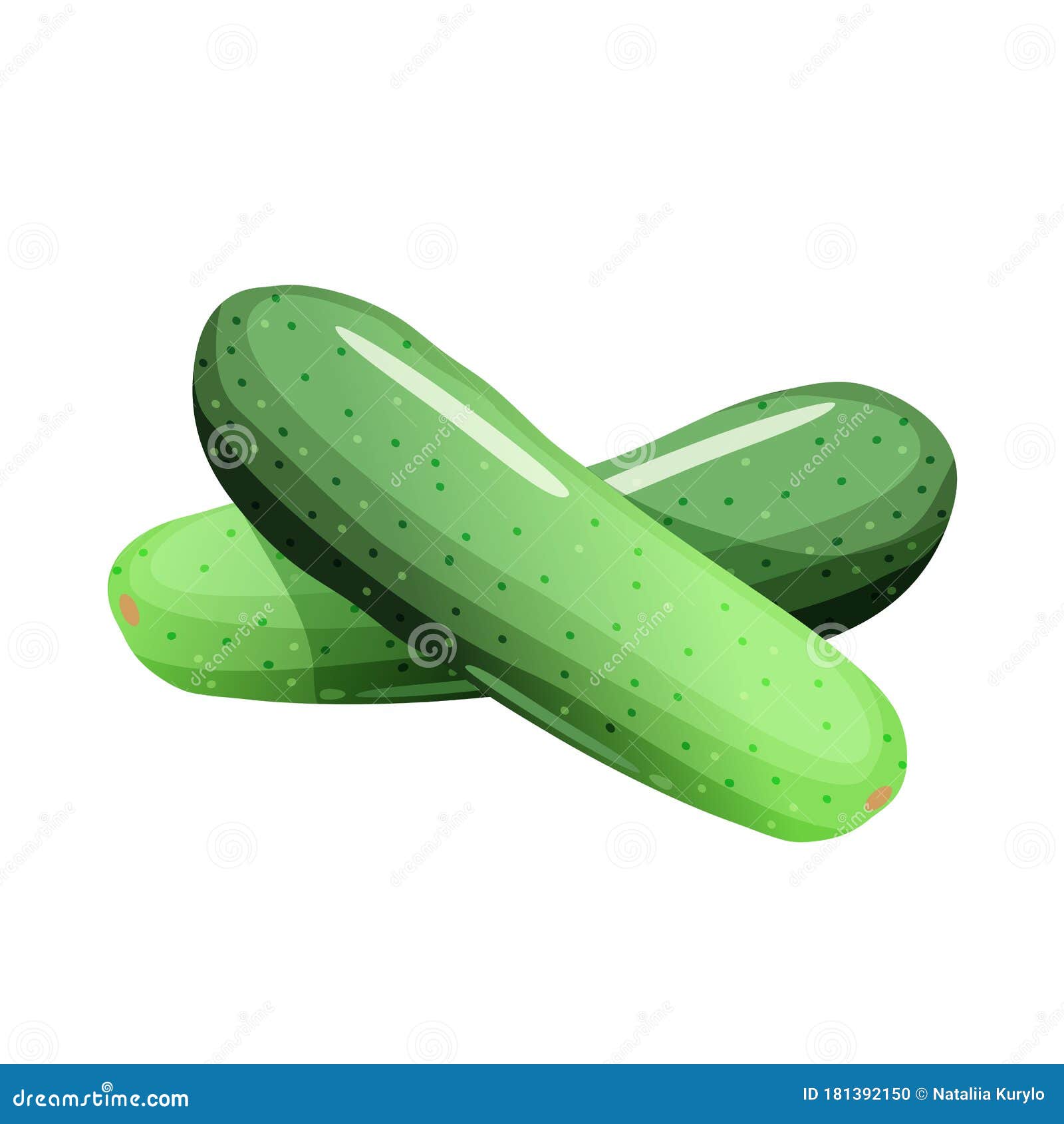 Cartoon Fresh Cucumber on a White Background, Vector Stock Vector - Illustration of farm, recipe: 181392150 Cartoon Fresh Cucumber on a White Background, Vector Stock Vector - Illustration of farm, recipe: 181392150