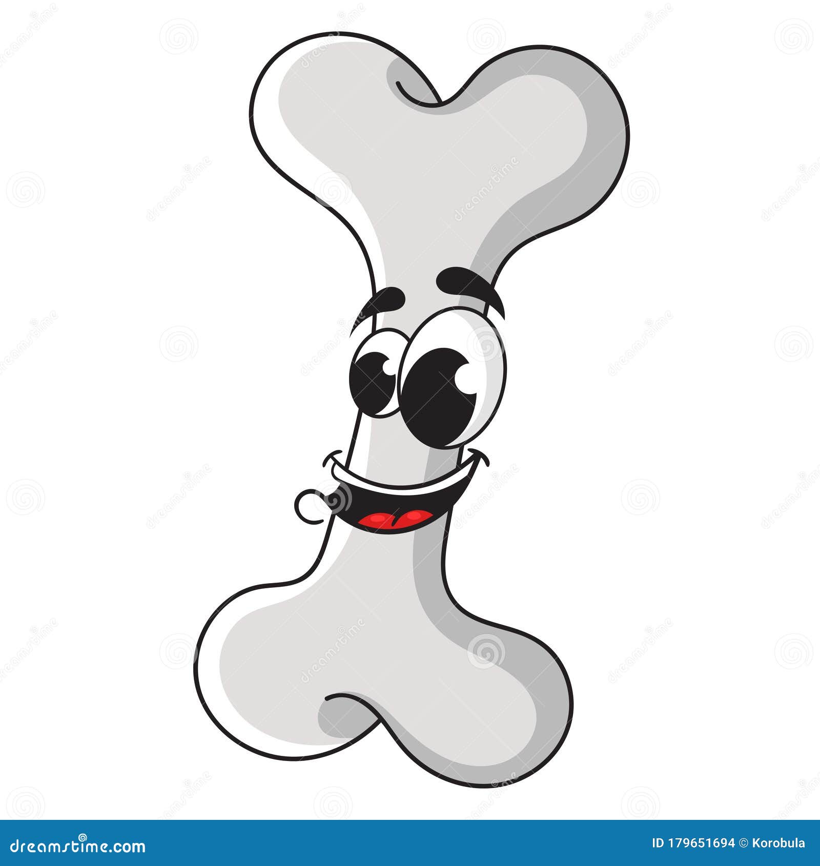 Cartoon Funny Bone, Character Design, Vector Illustration Stock Vector -  Illustration of meal, food: 179651694