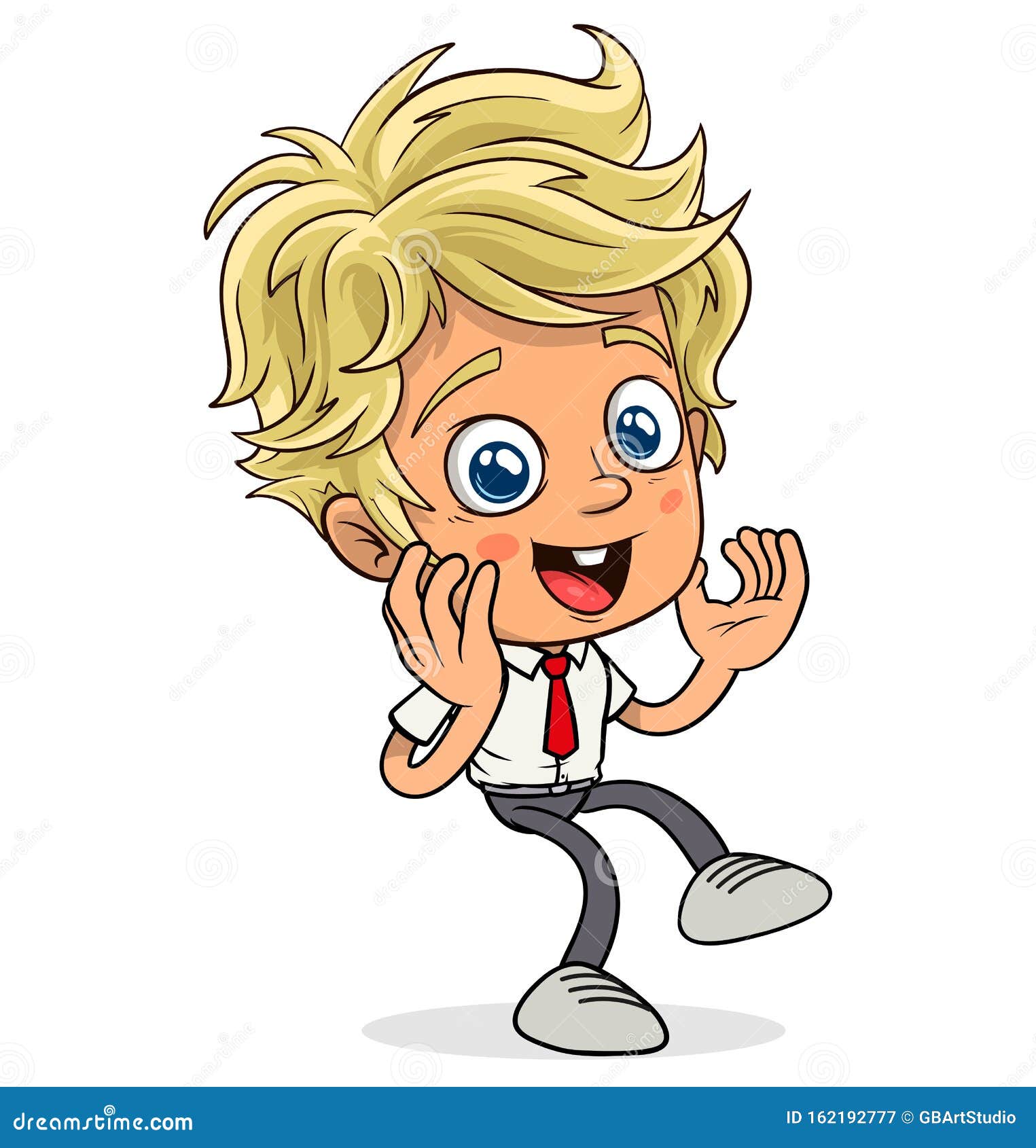 Cartoon Funny Boy Character Ready for Animation Stock Vector - Illustration  of icon, gesture: 162192777