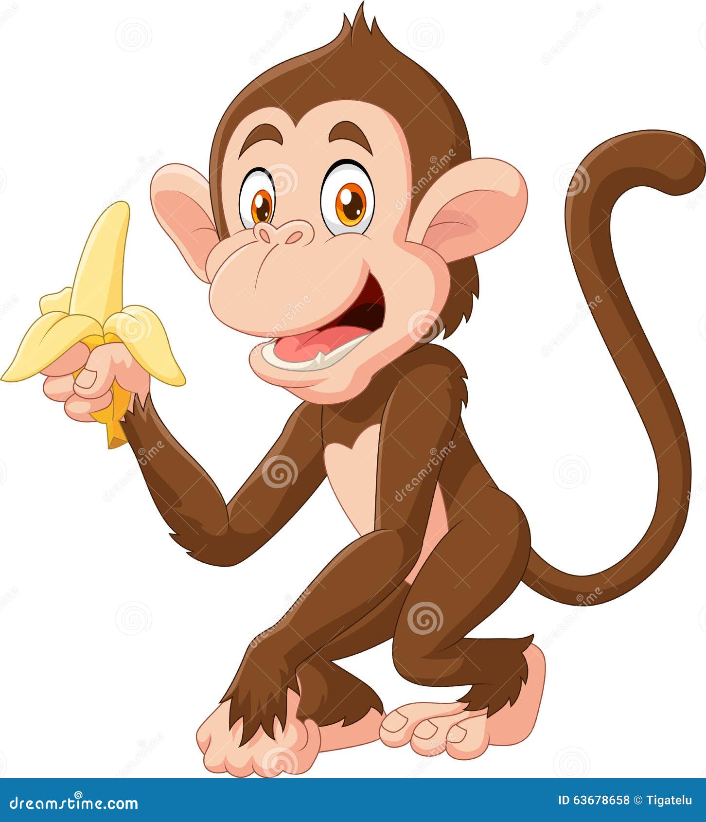 funny cartoon monkey