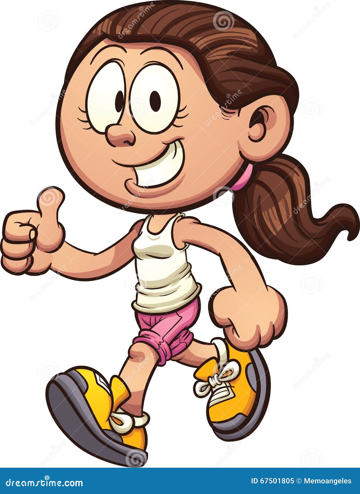 free clipart girl walking - photo #40