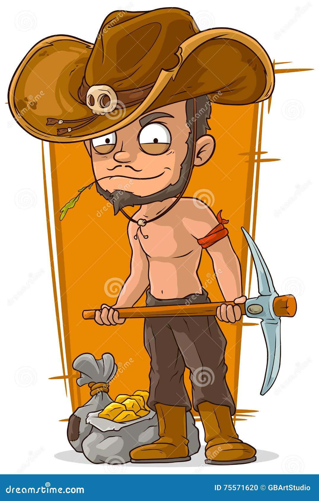 Gold Digger Mining For Gold Royalty Free SVG, Cliparts, Vectors, and Stock  Illustration. Image 11765749.