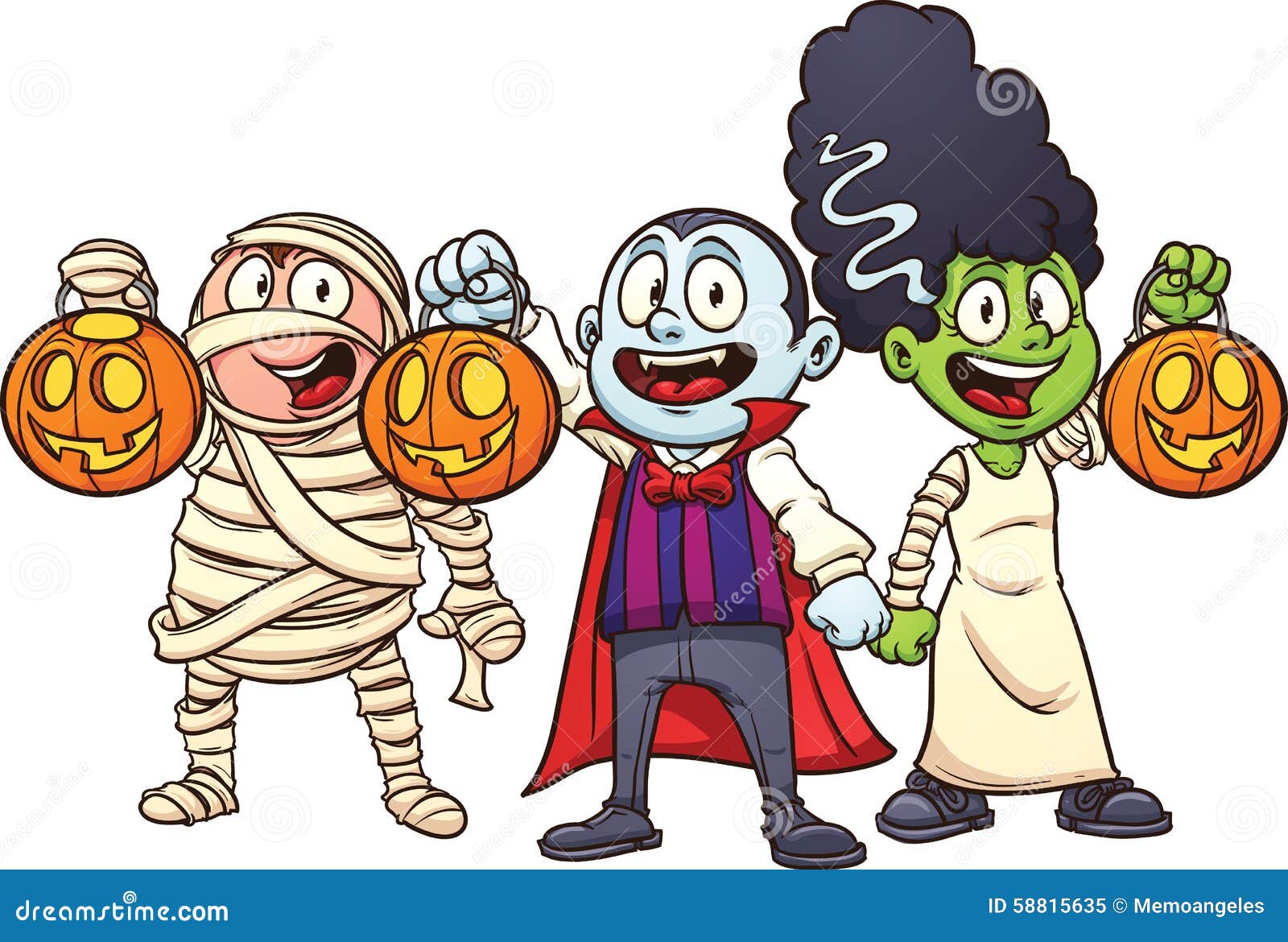 Cartoon Halloween kids stock vector. Illustration of cute - 58815635 Cartoon Halloween kids stock vector. Illustration of cute - 58815635