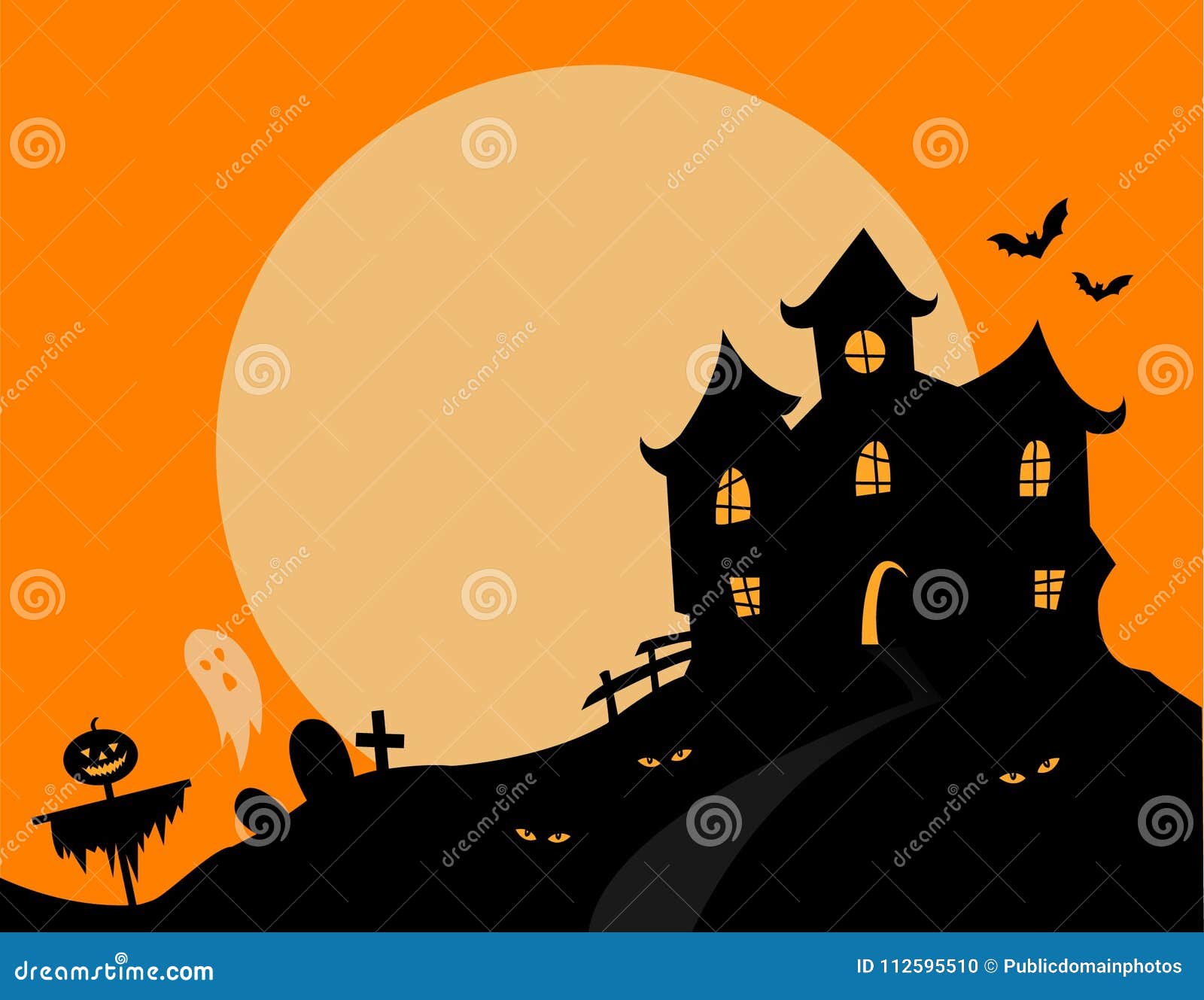 Free Public Domain CC0 Image Cartoon, Halloween, Silhouette, Art