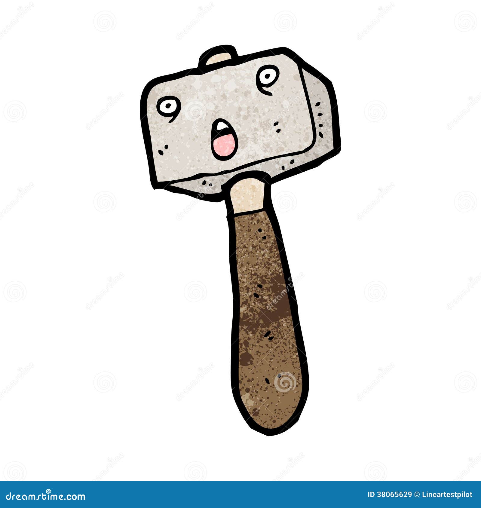Cartoon hammer stock vector. Illustration of artwork 38065629