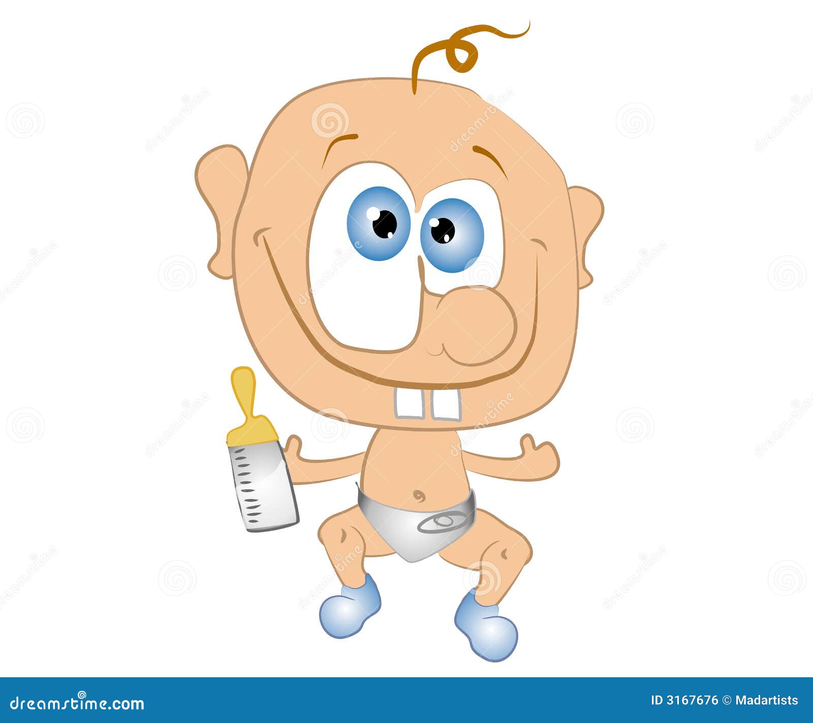 Cartoon Happy Baby Clip Art Stock Illustration - Illustration of baby,  clipart: 3167676