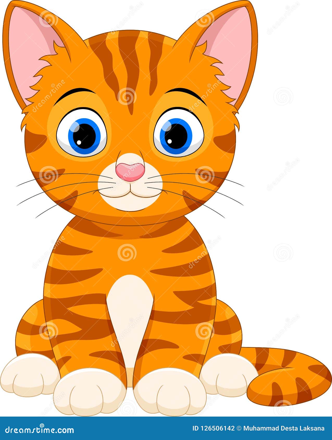 happy cat clip art