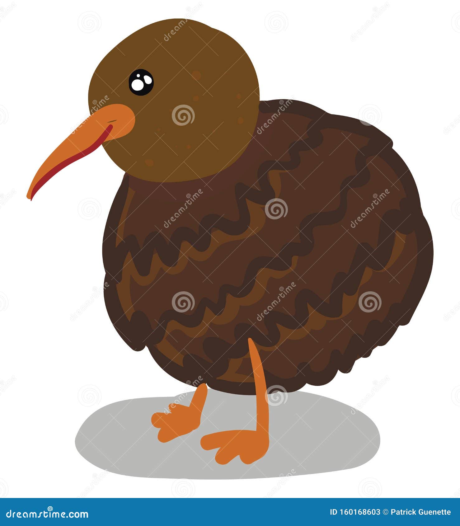 A Happy Kiwi Bird, Vector or Color Illustration Stock Illustration - Illustration of wildlife, cute: 160168603 A Happy Kiwi Bird, Vector or Color Illustration Stock Illustration - Illustration of wildlife, cute: 160168603