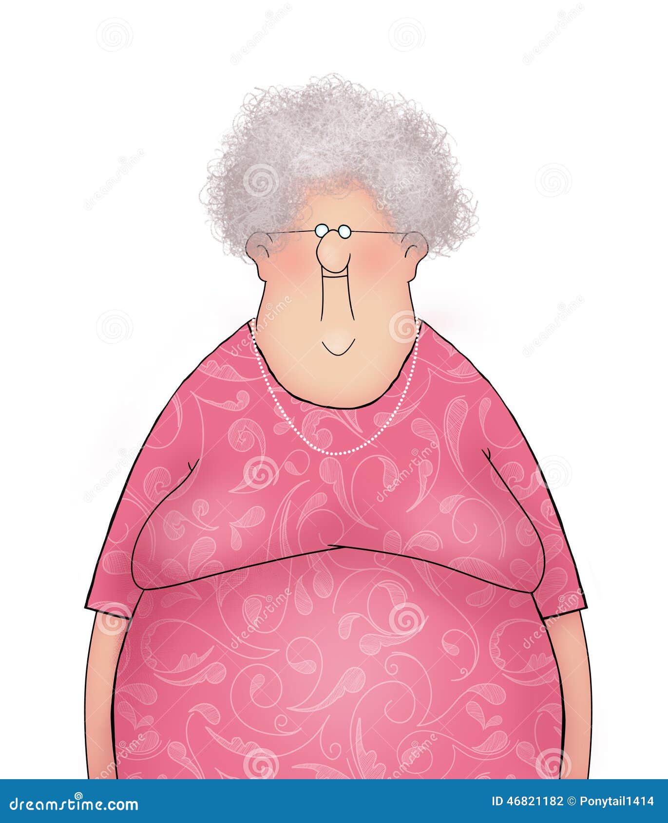 Cartoon of a Woman Looking Down at Her Sagging Boobs Stock Illustration -  Illustration of clothes, smiling: 104412638