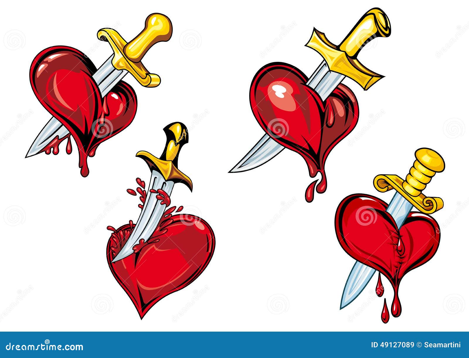 Broken Heart Tattoo Stock Illustrations – 506 Broken Heart Tattoo Stock  Illustrations, Vectors & Clipart - Dreamstime