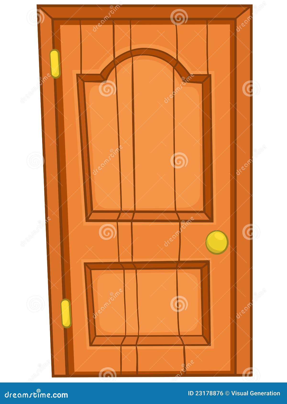 Cartoon Home Door stock vector. Illustration of indoors 