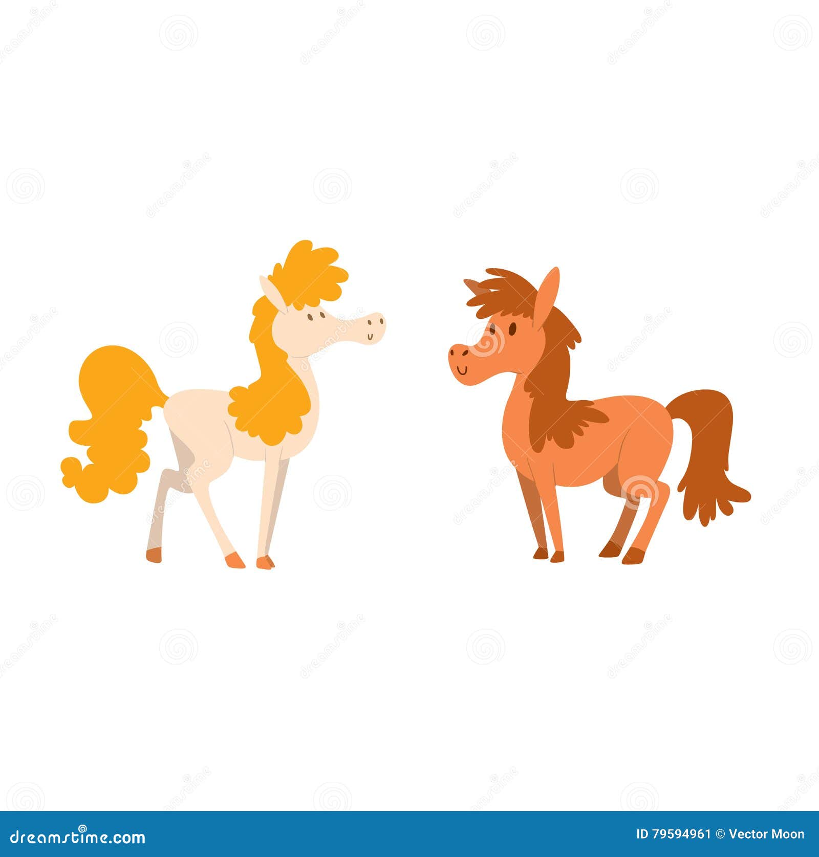 Cartoon Horse Vector Character Stock Vector - Illustration of farm ...