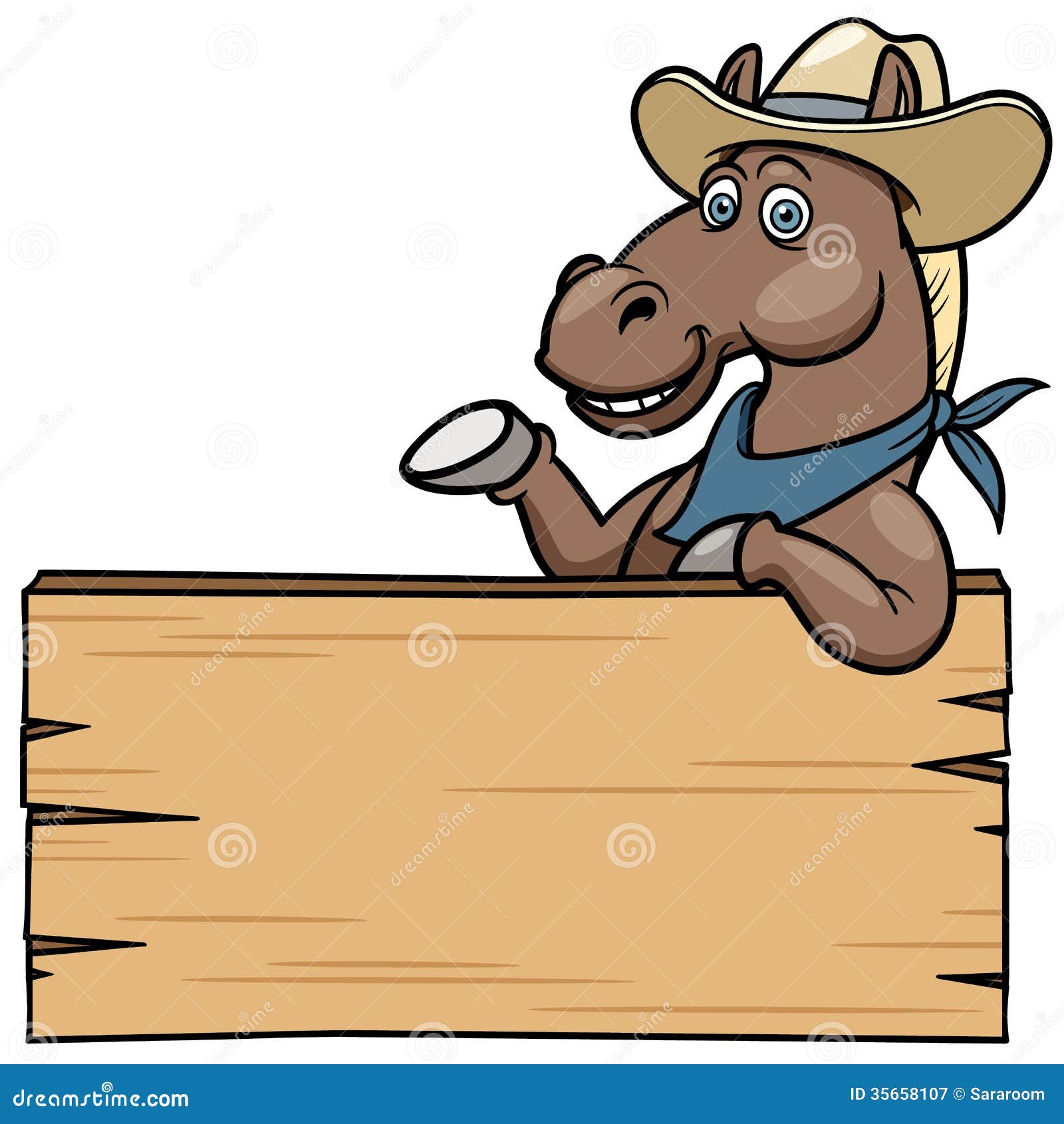 Cartoon Horse Royalty Free Stock Photography - Image: 35658107