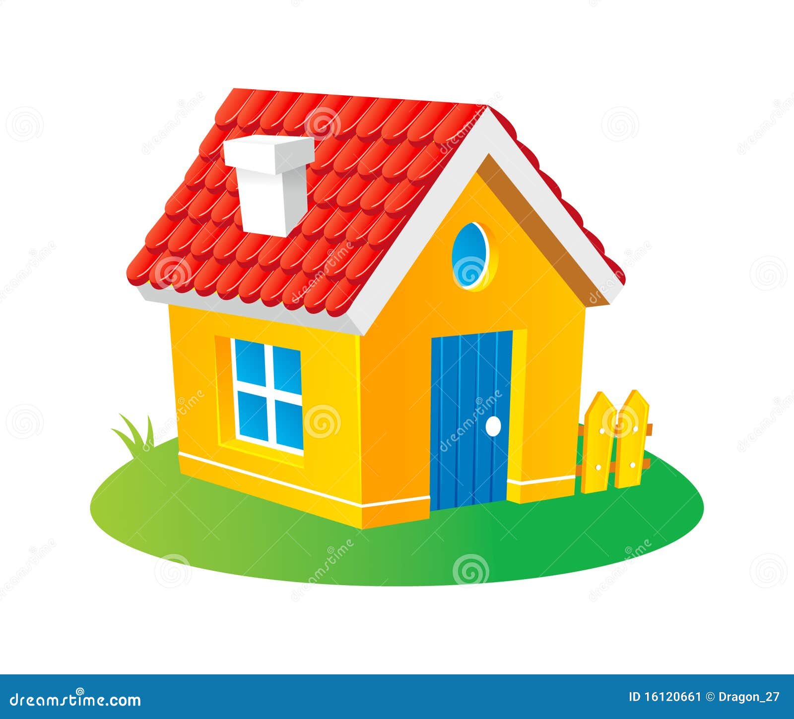 Cartoon House Stock Image - Image: 16120661