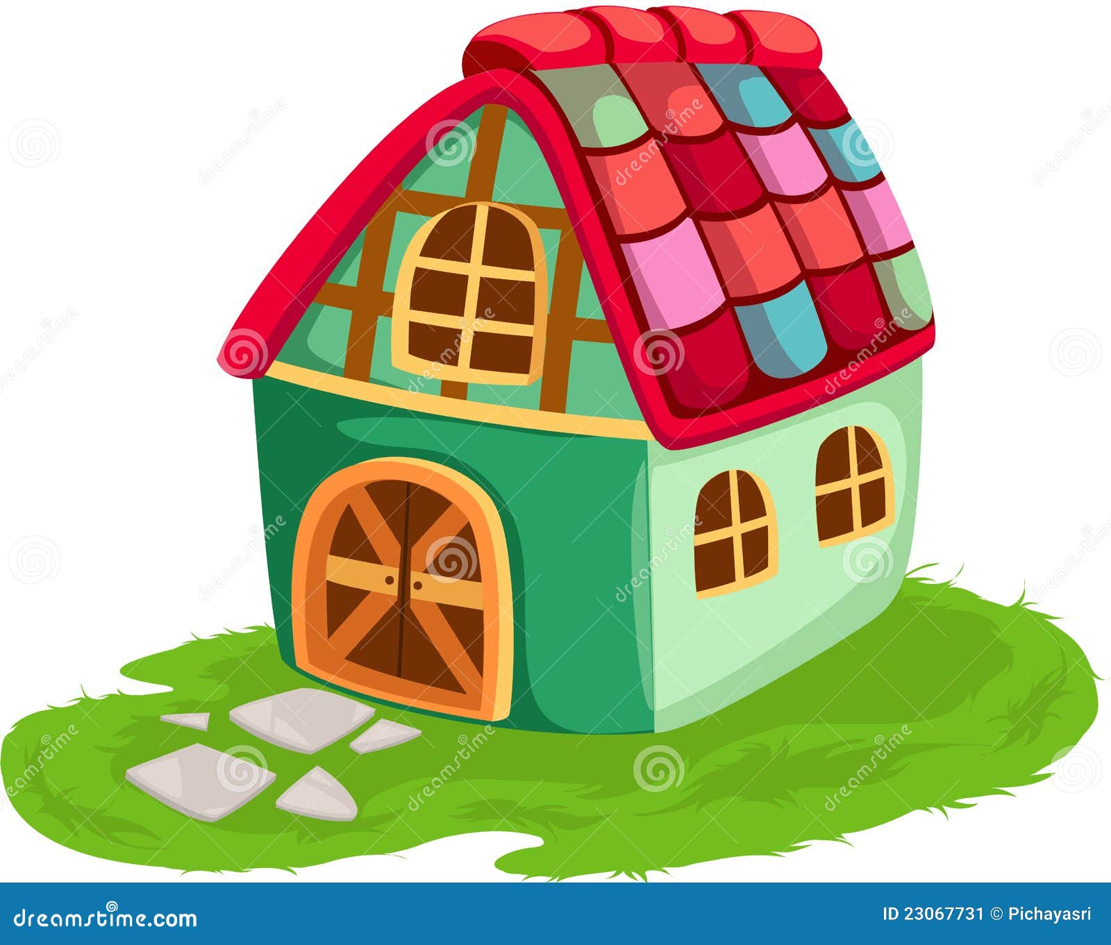 Cartoon House Stock Image - Image: 23067731