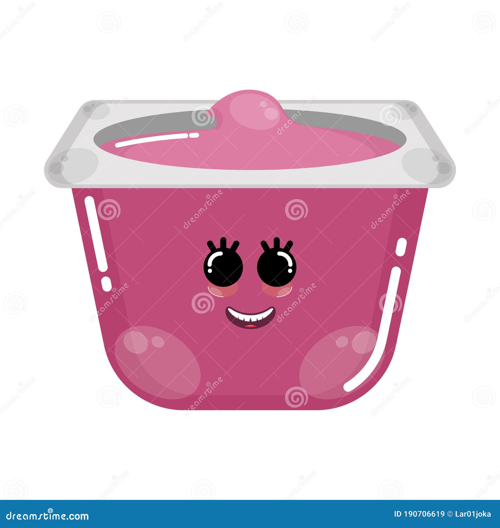 Happy pudding cup stock vector. Illustration of graphic 190706619