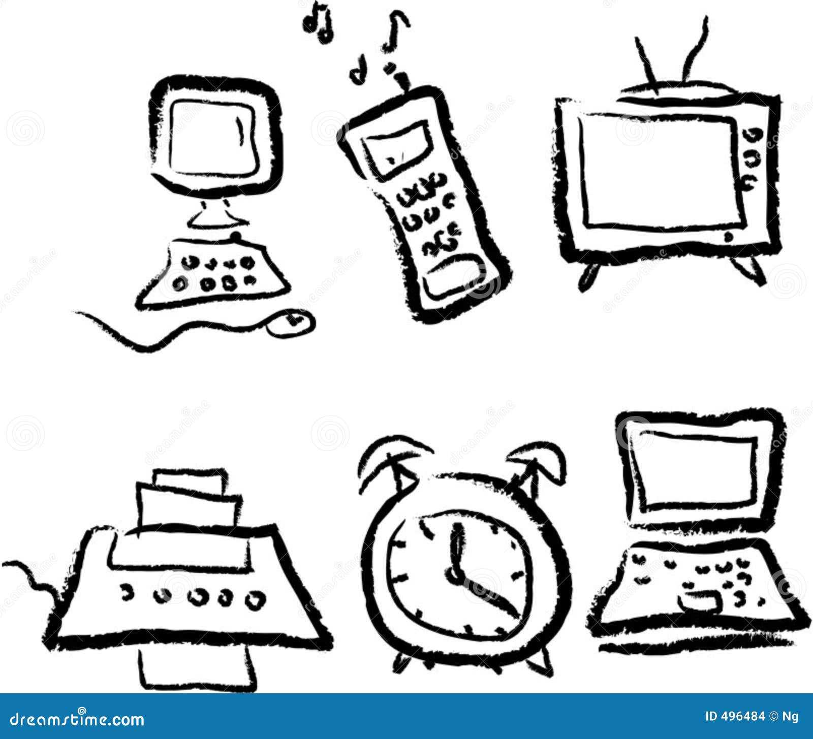 Cartoon Icons - Modern Technology Stock Illustration - Illustration of technology, computer: 496484 Cartoon Icons - Modern Technology Stock Illustration - Illustration of technology, computer: 496484