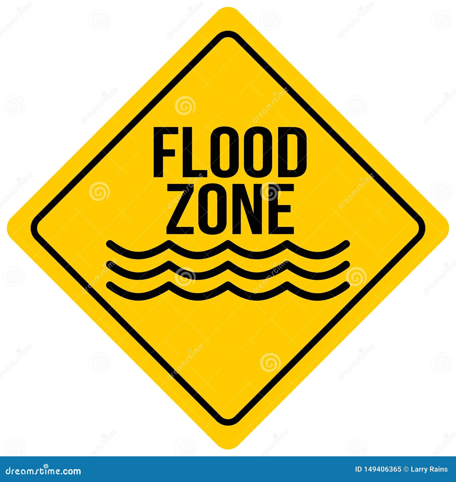 Flood Warning Cartoon