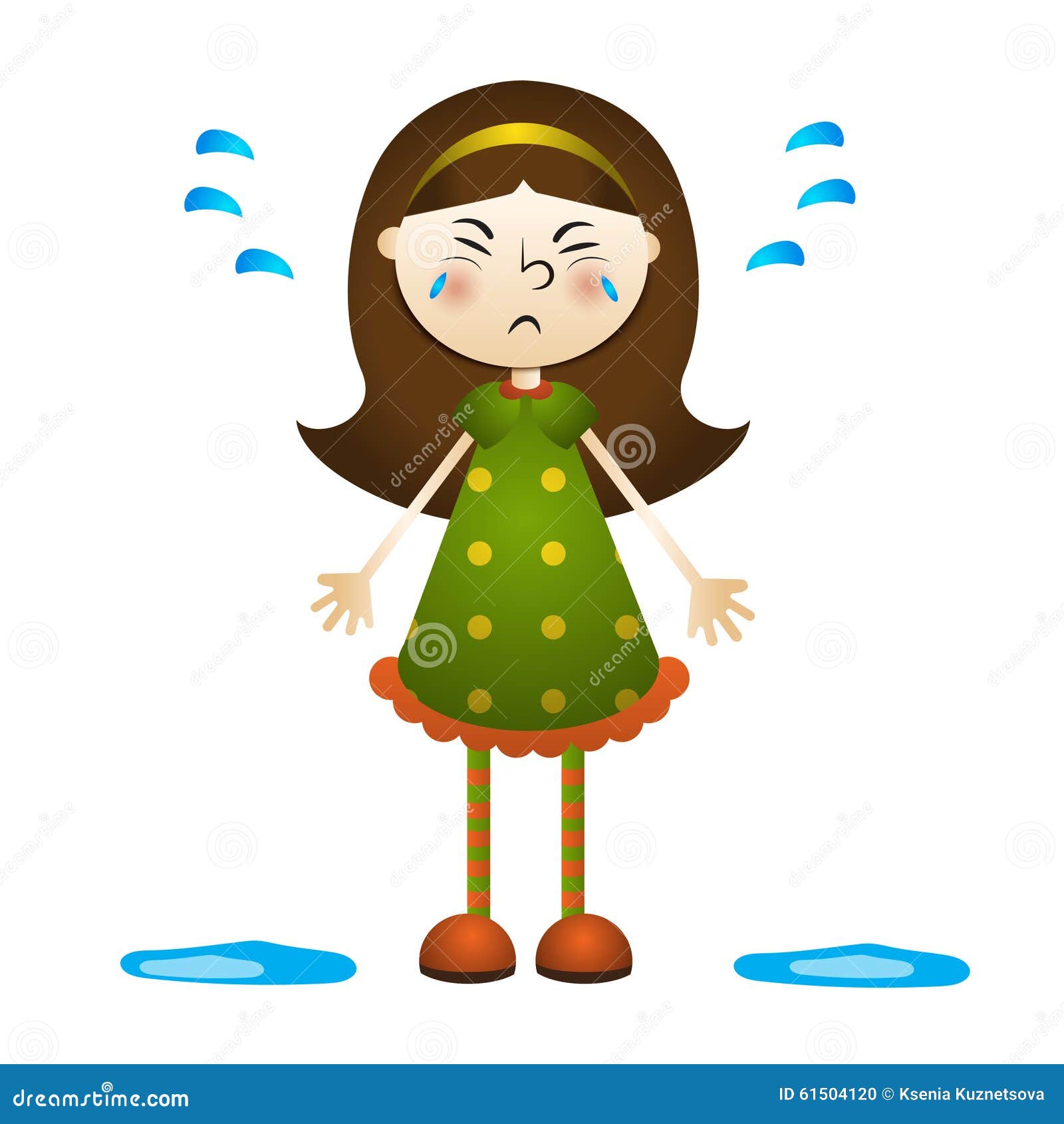 clipart of little girl crying - photo #45