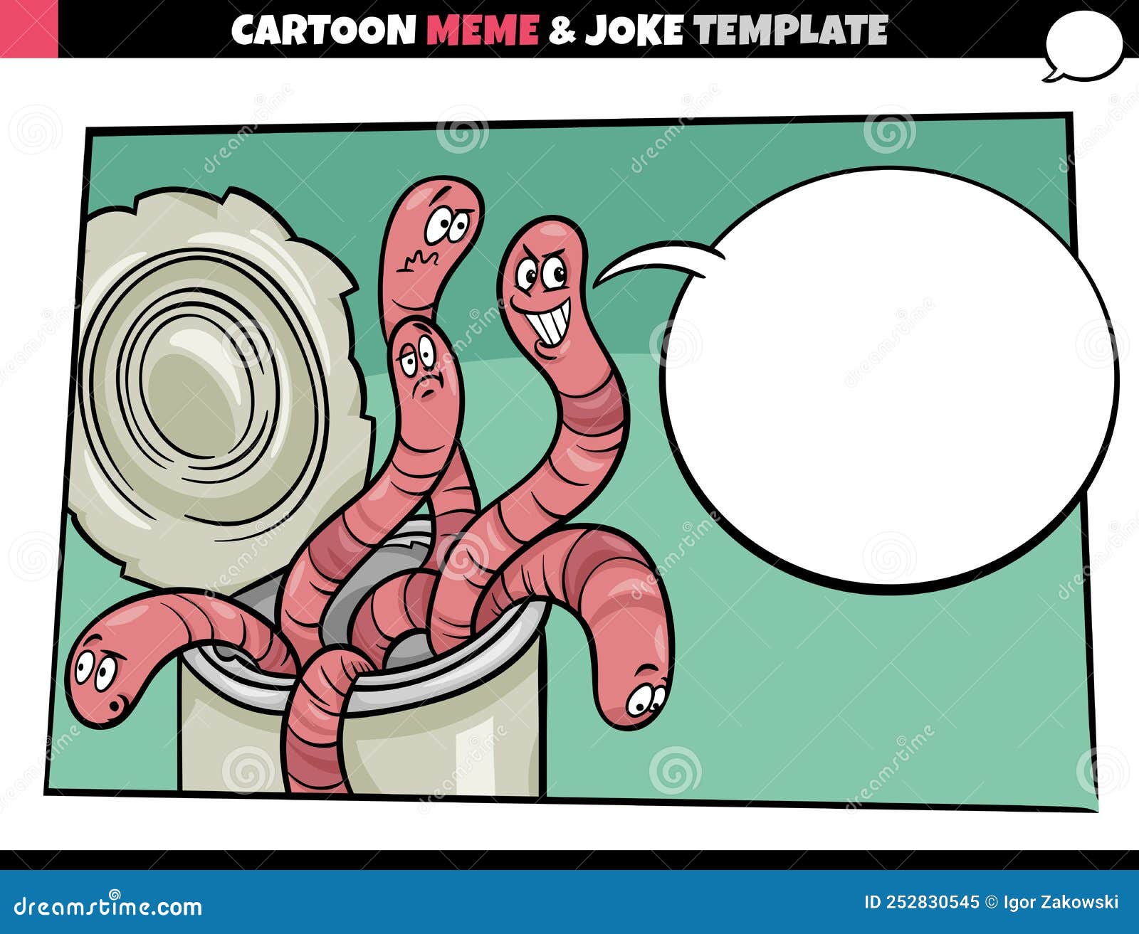 Cartoon Meme Template with Speech Bubble and Can of Worms Stock Vector - Illustration of balloon, caricature: 252830545 Cartoon Meme Template with Speech Bubble and Can of Worms Stock Vector - Illustration of balloon, caricature: 252830545