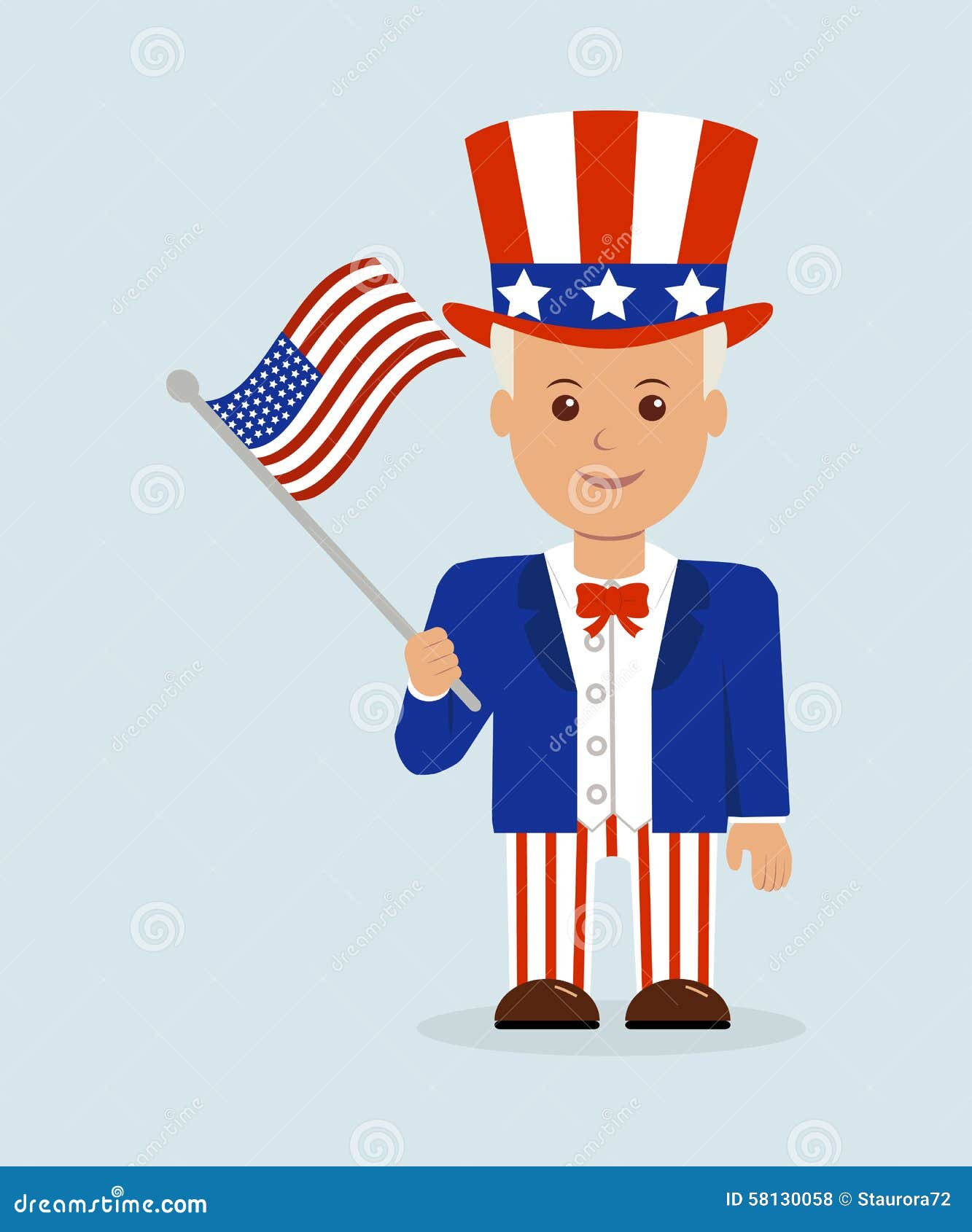 Person American Flag Cartoon Stock Illustrations – 2,676 Person