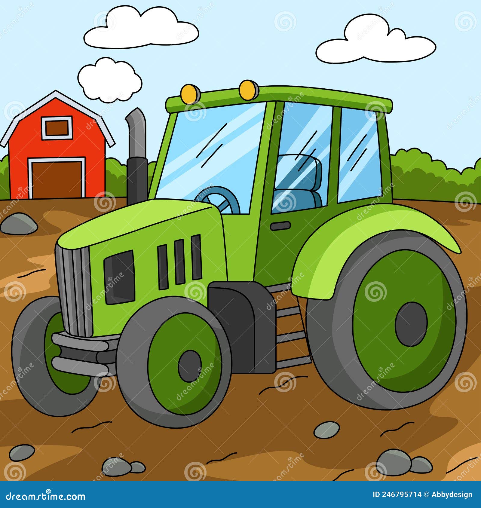 Tractor Cartoon Colored Stock Illustrations – 173 Tractor Cartoon Colored  Stock Illustrations, Vectors & Clipart - Dreamstime