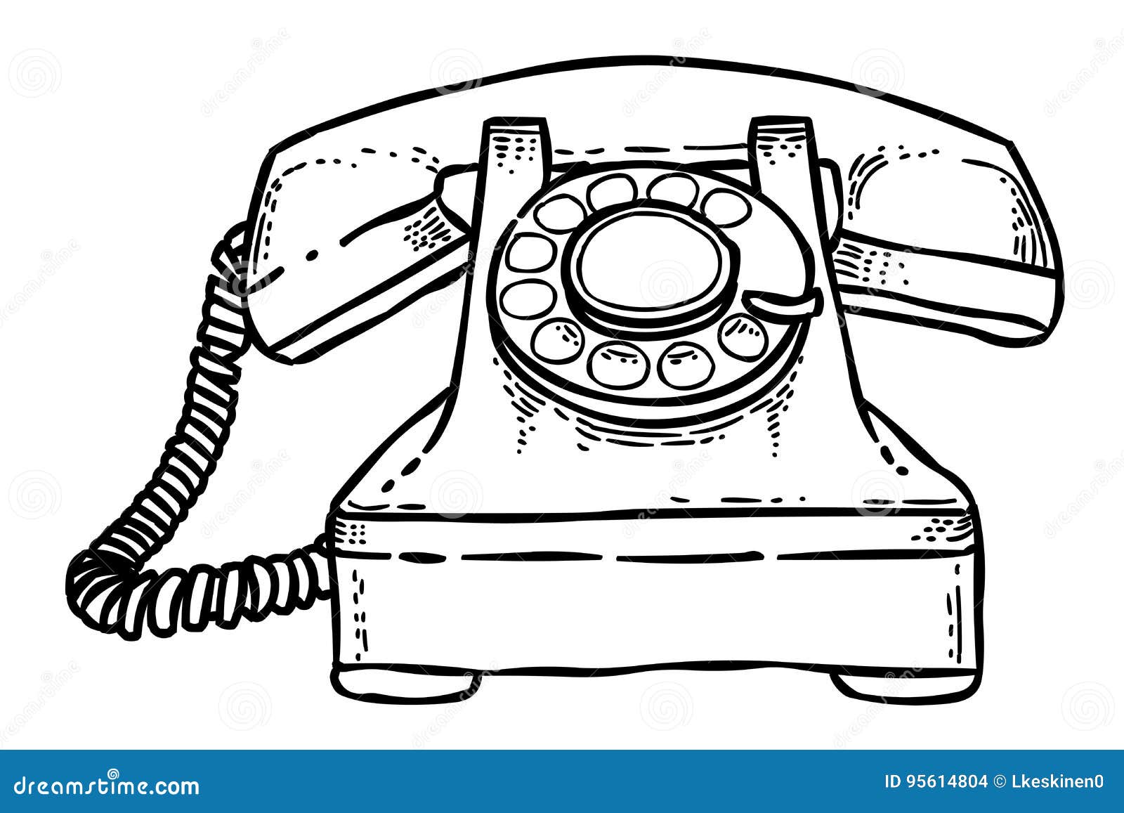9,456 Old Telephone Drawing Images, Stock Photos & Vectors | Shutterstock