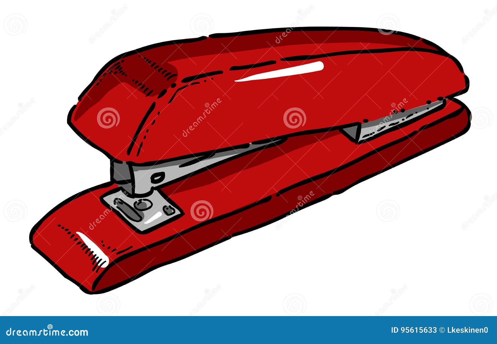 Cartoon image of Stapler stock vector. Illustration of icon 95615633