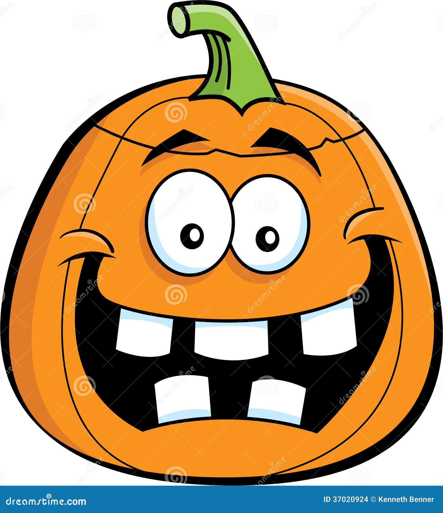 Cartoon Jack o Lantern stock vector. Illustration of colors - 37020924