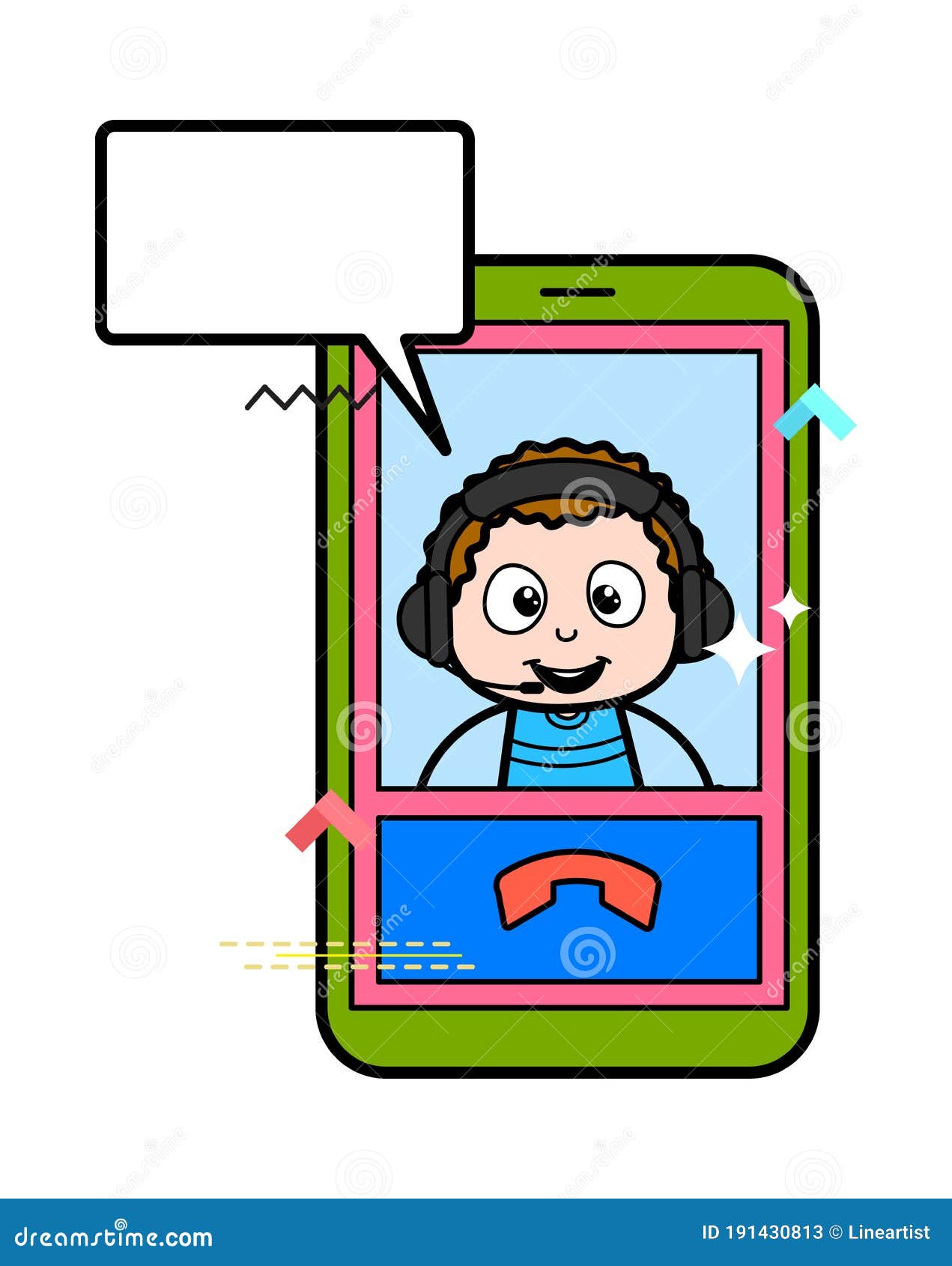 Cartoon Kid Video Calling on Mobile Stock Illustration - Illustration of calling, vector: 191430813 Cartoon Kid Video Calling on Mobile Stock Illustration - Illustration of calling, vector: 191430813