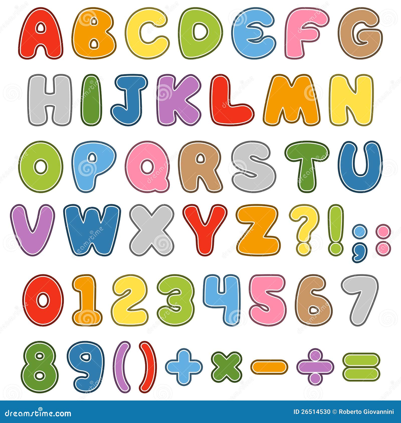 cartoon kids font