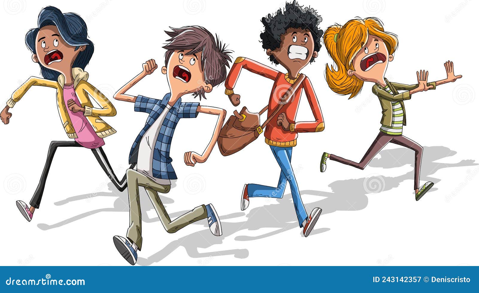 Kids Running Scared Stock Illustrations – 78 Kids Running Scared Stock  Illustrations, Vectors & Clipart - Dreamstime