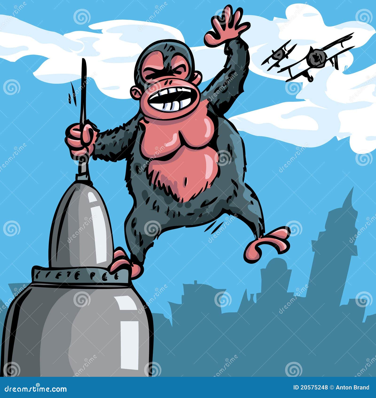 Cartoon King Kong Hanging on a Skyscraper Stock Vector - Illustration of meta, large: 20575248 Cartoon King Kong Hanging on a Skyscraper Stock Vector - Illustration of meta, large: 20575248